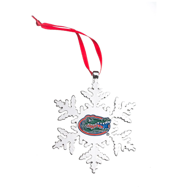 Florida Gators Snowflake Christmas Ornament