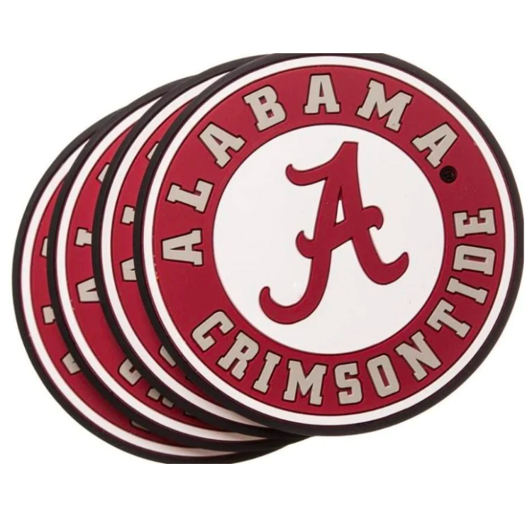 Alabama Crimson Tide 4-Pack PVC Coasters