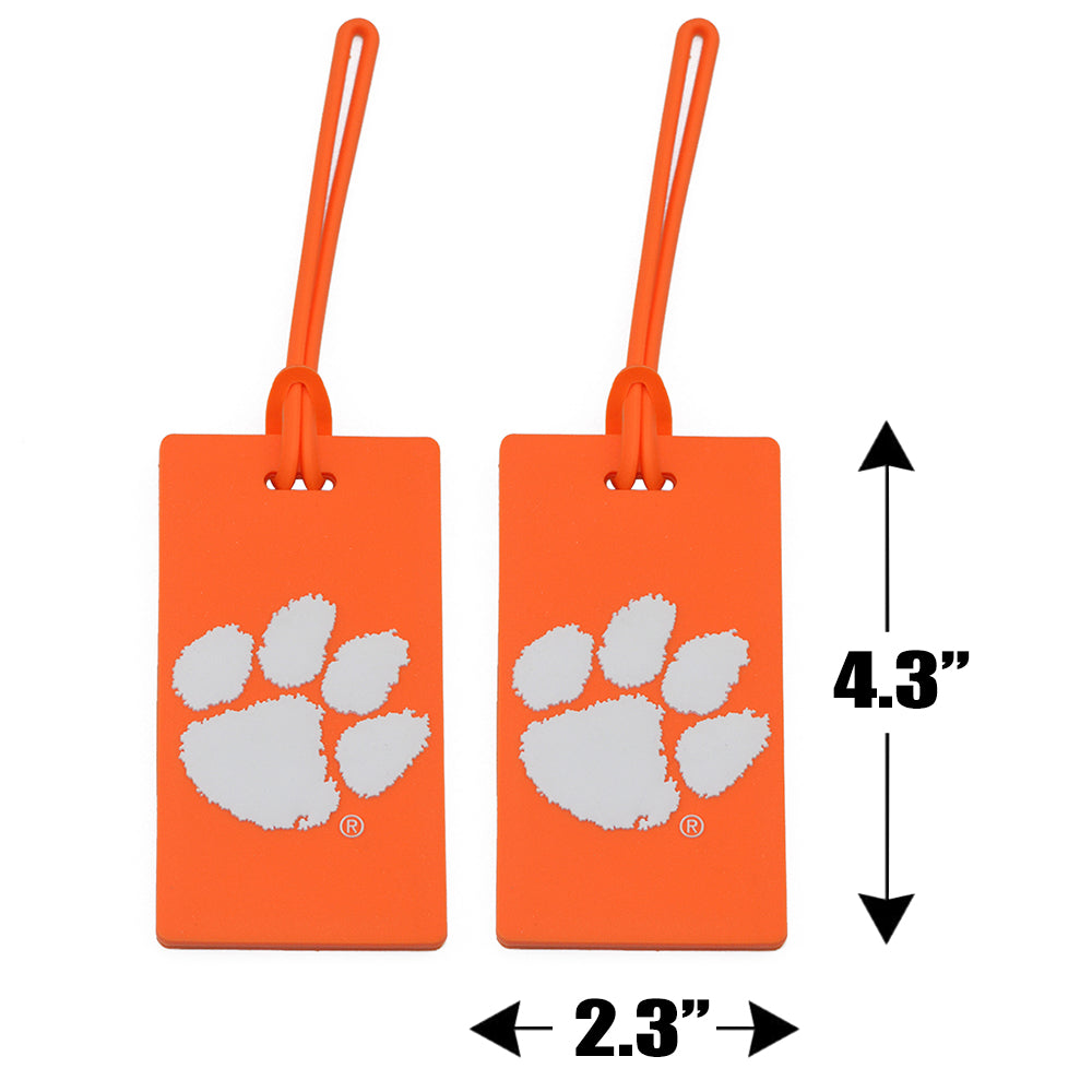 Clemson Tigers Pack of 2 Luggage Tags