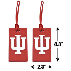 Indiana Hoosiers Pack of 2 Luggage Tags
