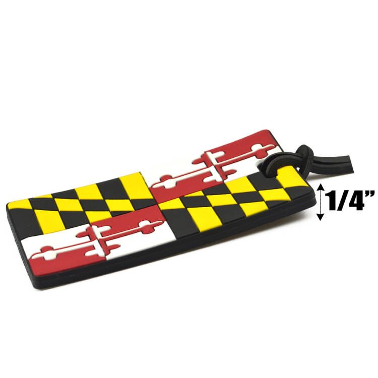 Maryland State Flag Pack of 2 Luggage Tags