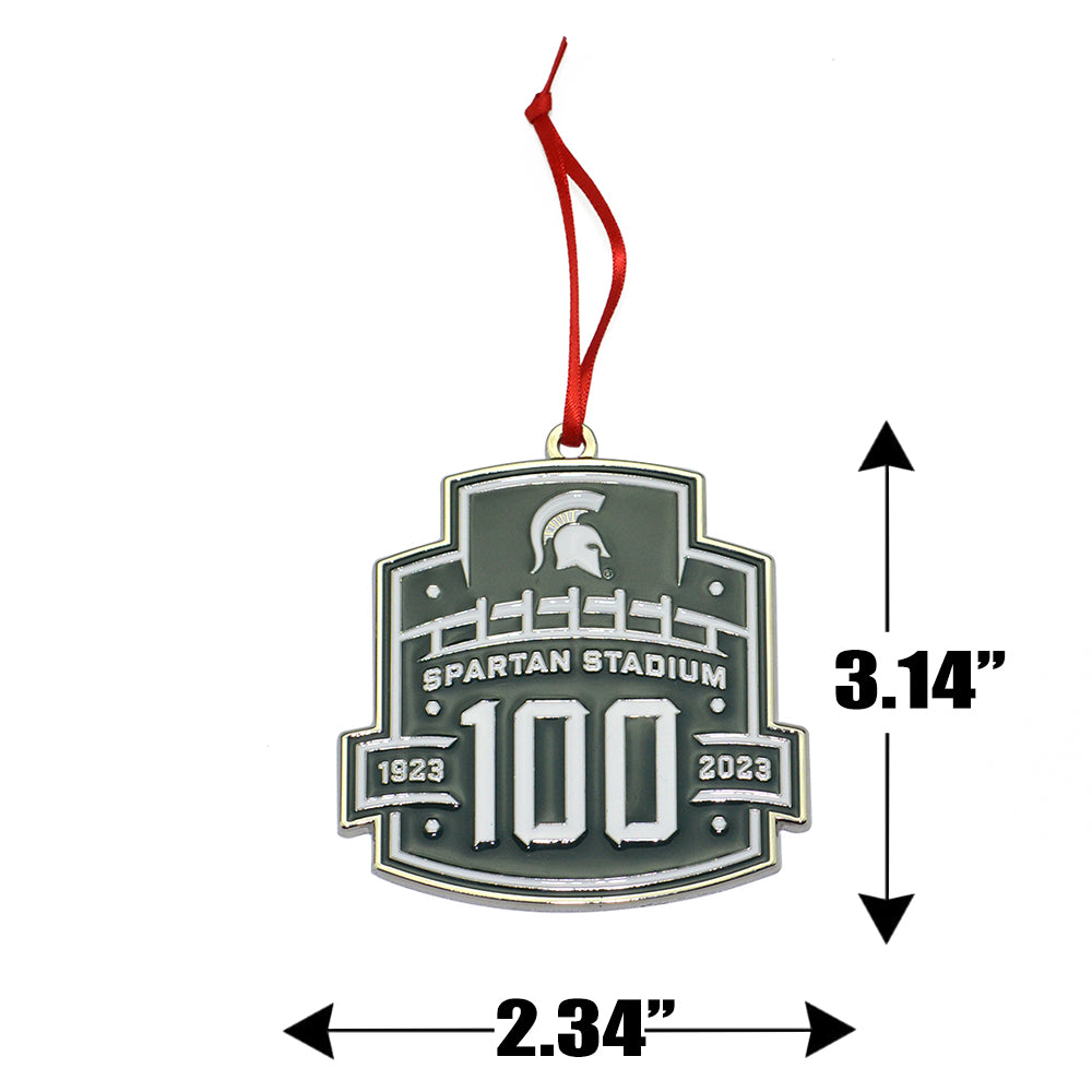 Michigan State Spartans Stadium 100th Anniversary Ornament
