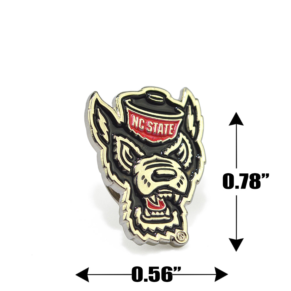 NC State Wolfpack Tuffy Head Lapel Pin