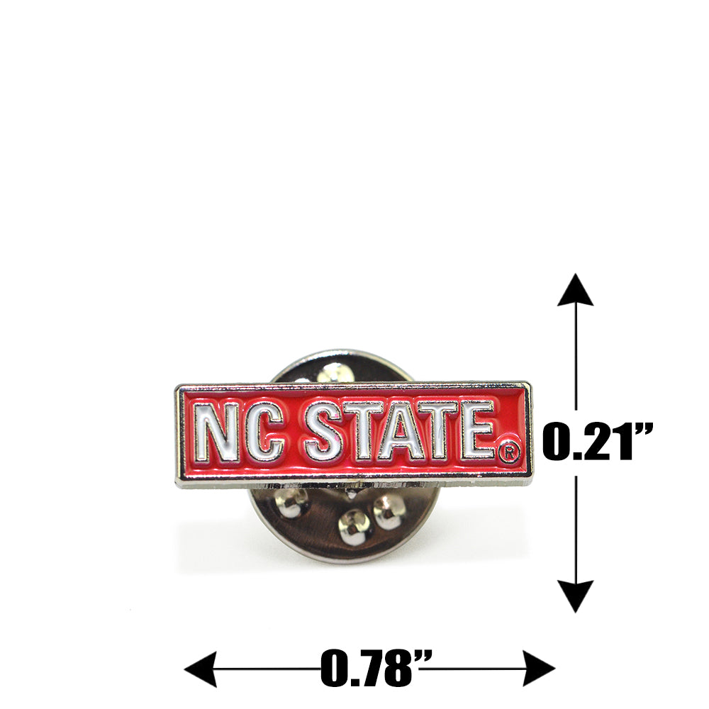 NC State Wolfpack Word Mark Lapel Pin