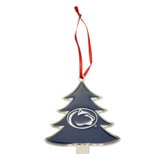Penn State Nittany Lions Tree Shaped Metal Christmas Ornament