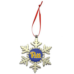 Pittsburgh Panthers Snowflake Christmas Ornament