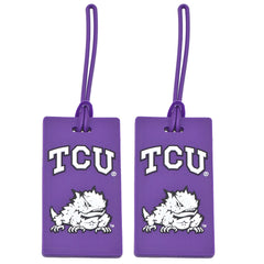 TCU (Texas Christian University) Horned Frogs Pack of 2 Luggage Tags