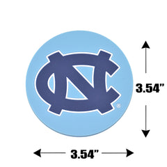 North Carolina Tar Heels (UNC) 4-Pack PVC Coasters