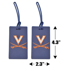 Virginia (UVA) Cavaliers Pack of 2 Luggage Tag