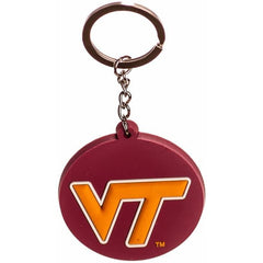Virginia Tech Hokies PVC Keychain