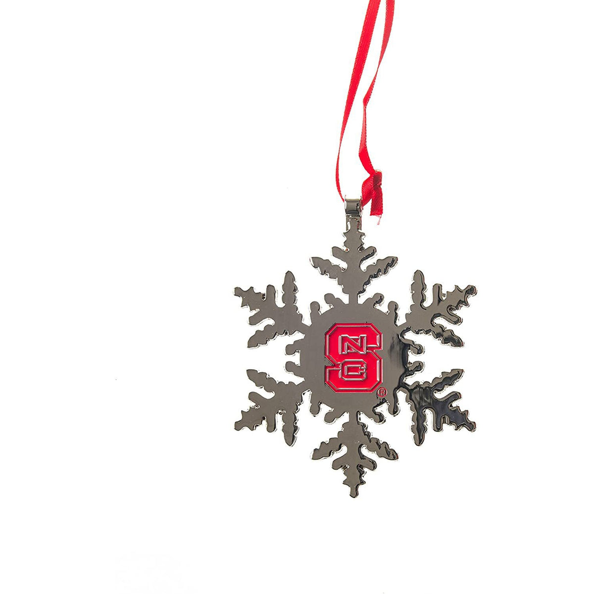 NC State Wolfpack Snowflake Christmas Ornament