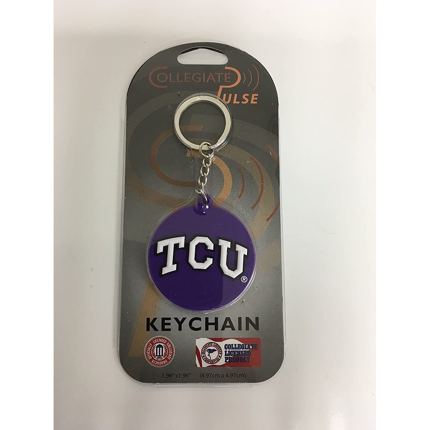 TCU Horned Frogs PVC Keychain