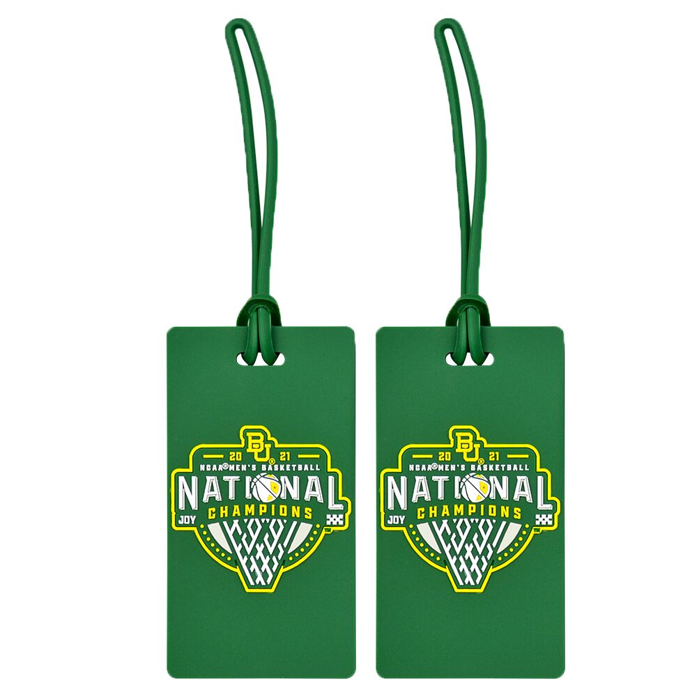 Baylor Bears 2021 Men's Basketball National Champions Pack of 2 Luggage Tags