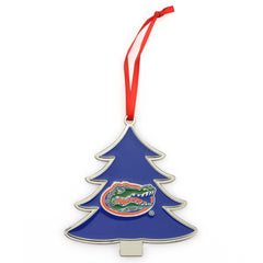 Florida Gators Tree Shaped Metal Christmas Ornament